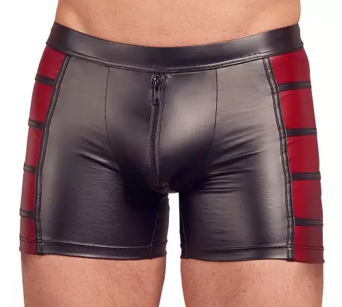 Lange Boxershort VEGA Schwarz-Rot – 1/7
