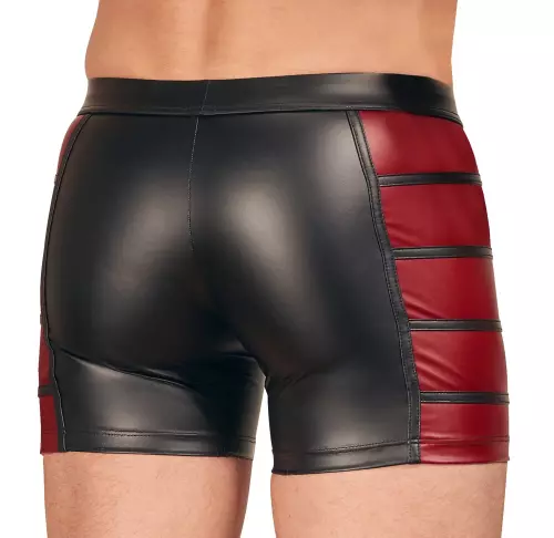 Lange Boxershort VEGA Schwarz-Rot – 2/7