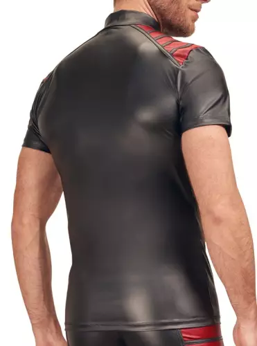 T-Shirt VEGA Schwarz-Rot – 2/7