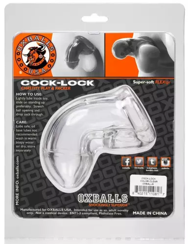 Penis-Manschette Cock Lock 10 x 4cm Transparent – 6/6