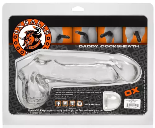 Penis-Manschette Daddy 20 x 6cm Transparent – 6/6