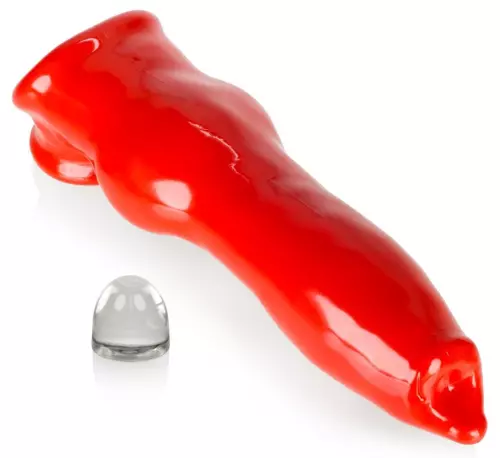 Penismanschette Fido Cock Sheath 20 x 6cm Rot – 1/7