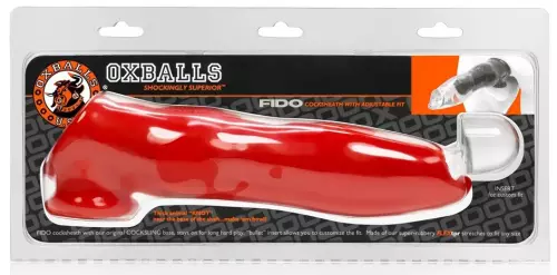 Penismanschette Fido Cock Sheath 20 x 6cm Rot – 2/7