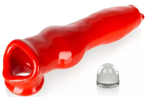 Penismanschette Fido Cock Sheath 20 x 6cm Rot – 3/7