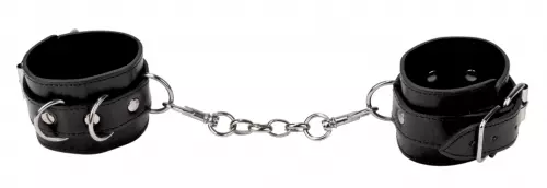 Handgelenksmanschetten Cuffs Ouch Schwarz – 4/4