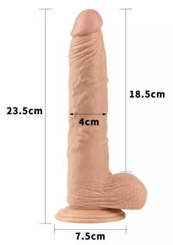 Realistic Leo Dildo 20 x 4 cm Flesh – 3/8