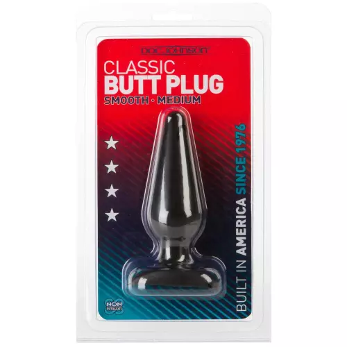Butt Plug Smooth 12 x 3.8 cm Zwart – 2/4