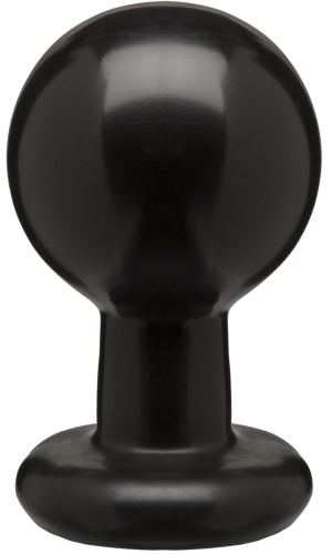 Anale plug XXL Round 11 x 7 cm Zwart