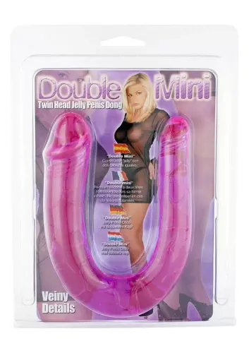 Twin Dong Double Dildo 11 x 3.4cm Purple – 2/2