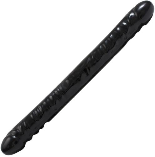 Dubbele Dildo XL 45 x 4.5 cm Zwart