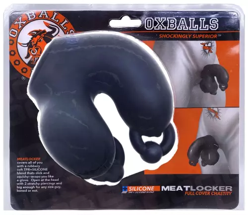 Penis-Sleeve Oxballs MeatLocker 10 x 4cm Schwarz – 2/6
