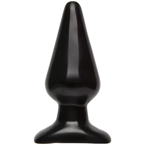 Butt Plug Smooth 12 x 6 cm Zwart – 1/8