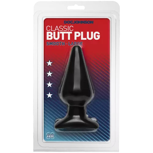 Butt Plug Smooth 12 x 6 cm Zwart – 2/8