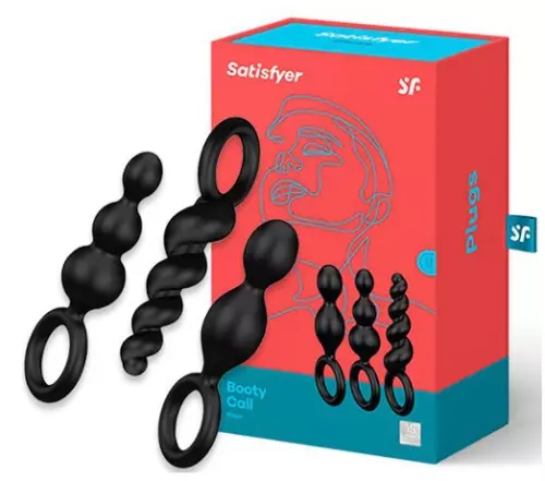 Kit 3 Silikon Plugs Booty Call Satisfyer 9.5 x 2.5cm – 2/4