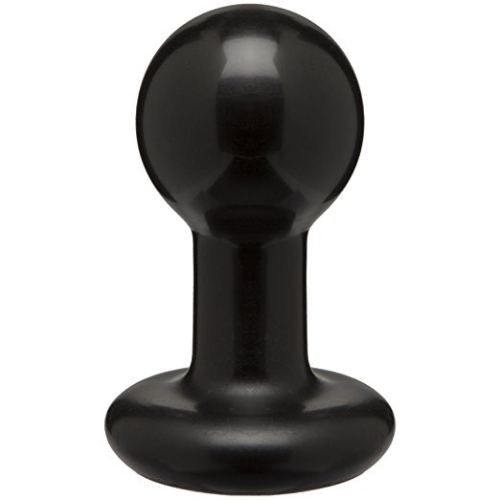 Anale Plug Round 8 x 4.5 cm Zwart