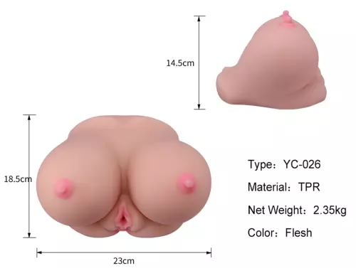 Realistischer Masturbator Tits Fuck Vulva-Anus – 7/8