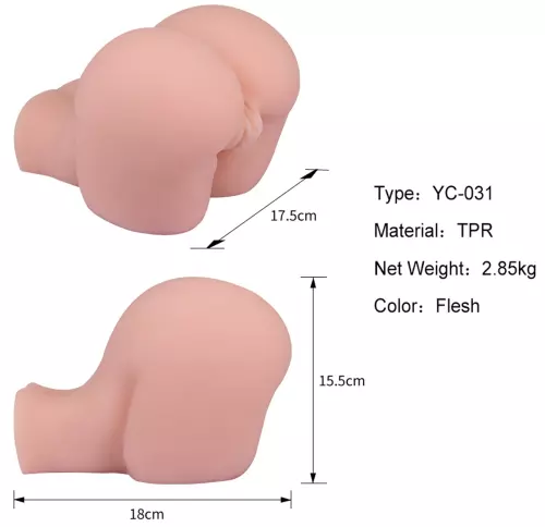 Realistischer Masturbator Cum Holes Vulva-Anus – 6/7