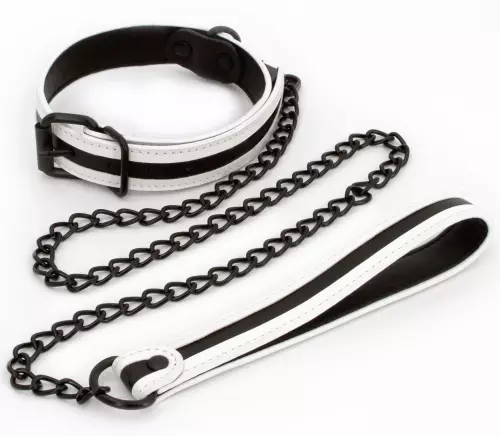 Halsband-Leine fluoreszierend Glo 75cm – 3/3