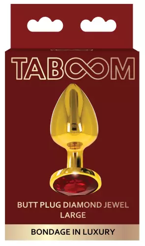 Analplugg Schmuckstein Jewel Taboom 8 x 4cm – 2/4