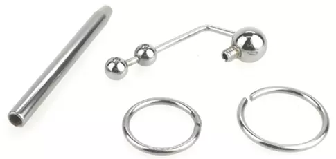 Durchbohrter Harnstöpsel Longy 8cm - Durchmesser 5.5 bis 8mm – 3/7