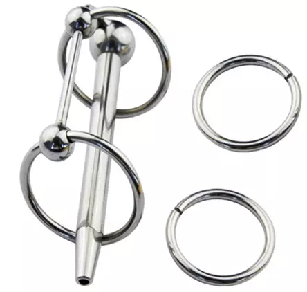 Durchbohrter Harnstöpsel Longy 8cm - Durchmesser 5.5 bis 8mm – 6/7