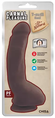 Realistischer Dildo Carnal Pleasure 16 x 4cm Braun – 2/2