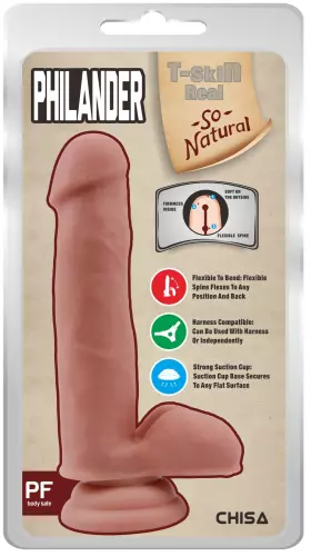 Realistischer Dildo Philander 14 x 4cm – 2/5
