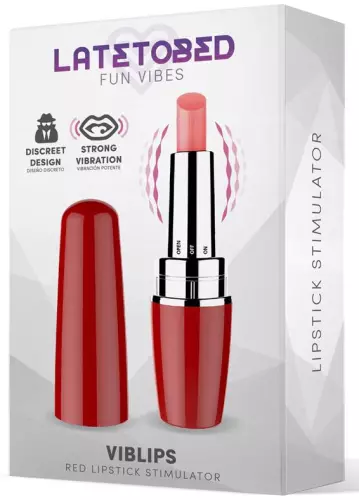 Clitoris stimulator Viblips 9.5 x 2.5cm Rood – 2/4