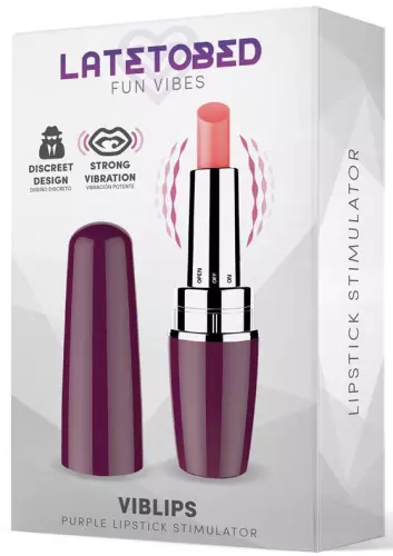 Klitoris-Stimulator Viblips 9,5 x 2,5cm Violett – 2/4