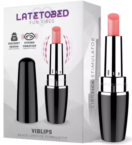 Clitoris stimulator Viblips 9.5 x 2.5cm Zwart – 3/4