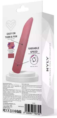 Clitoris Stimulator Nyly 13 x 2.5cm Pink – 4/4