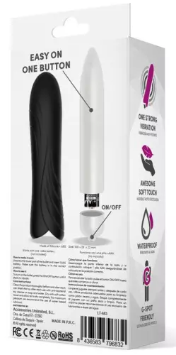 Klitoris-Stimulator Bilie 10 x 2.5cm Schwarz – 5/5
