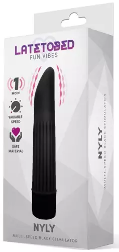 Clitoris Stimulator Nyly 13 x 2.5cm Black – 2/4