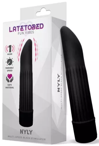 Clitoris Stimulator Nyly 13 x 2.5cm Black – 3/4