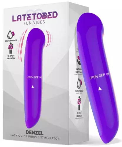 Klitoris-Stimulator Denzel 13 x 2.8cm Violett – 3/4