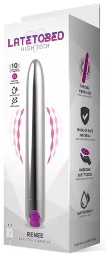 Vibro Renee 18 x 2.7cm Zilver – 2/5