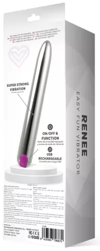 Vibro Renee 18 x 2.7cm Zilver – 5/5