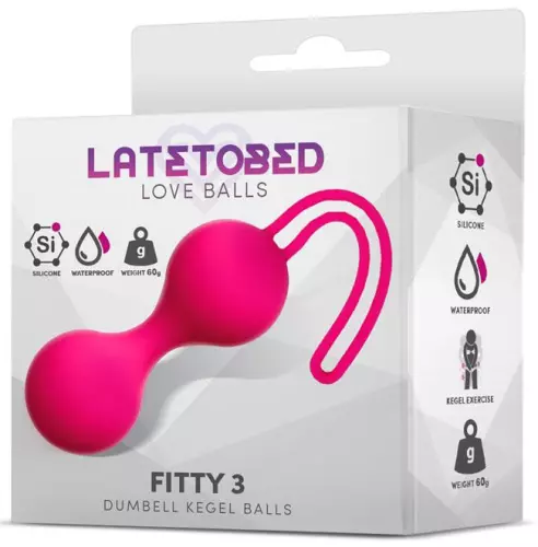 Kegel-Bälle Fitty 3 Rosa 3cm - Gewicht 62gr – 2/4