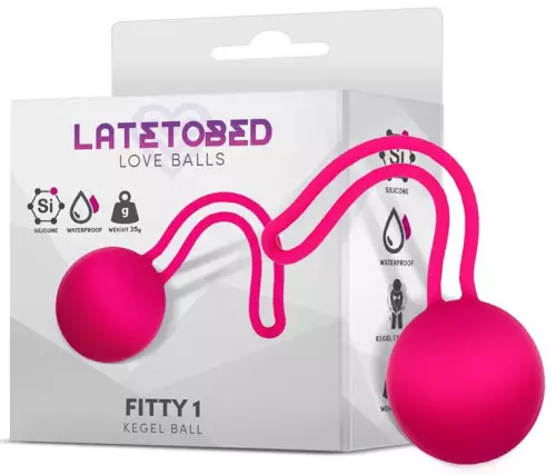 Kegelbal Fitty 1 Roze 3.4cm - Gewicht 35gr – 3/4