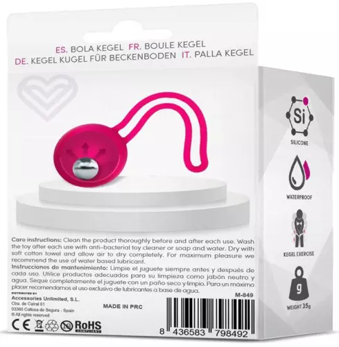 Kegelbal Fitty 1 Roze 3.4cm - Gewicht 35gr – 4/4