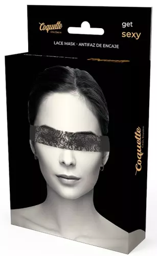 Spitzenband für die Augen Schwarz – 2/5