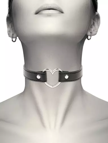 Choker Coquette Herz Schwarz – 1/5