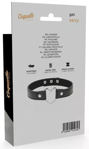 Choker Coquette Herz Schwarz – 5/5