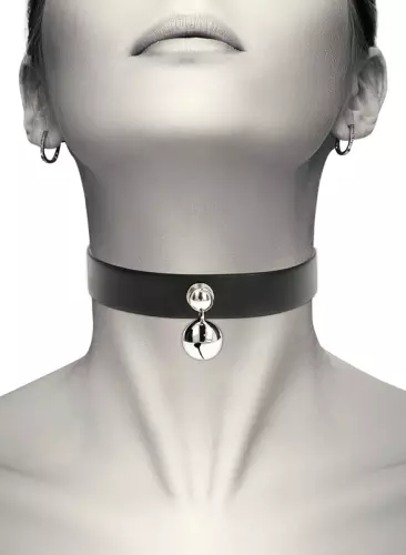 Choker Coquette mit Glöckchen Schwarz – 1/5