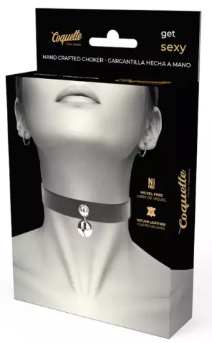 Choker Coquette mit Glöckchen Schwarz – 2/5
