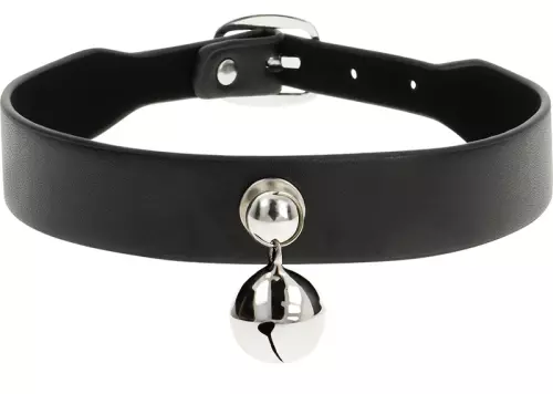 Choker Coquette mit Glöckchen Schwarz – 3/5