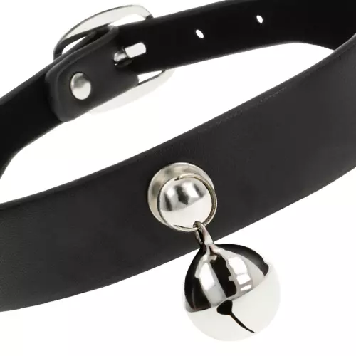 Choker Coquette mit Glöckchen Schwarz – 4/5