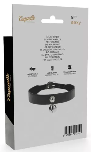 Choker Coquette mit Glöckchen Schwarz – 5/5