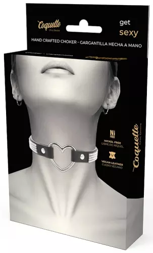 Choker Coquette Herz und Strassstein – 2/6