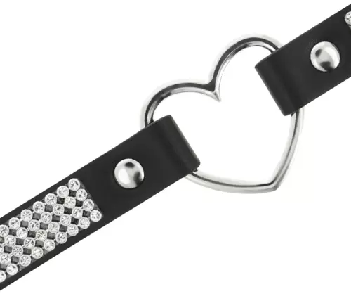 Choker Coquette Herz und Strassstein – 4/6